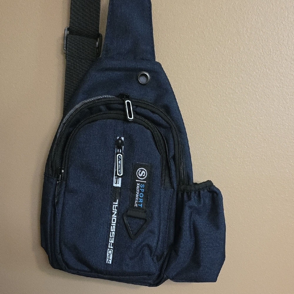 Navy Blue Sling Bag